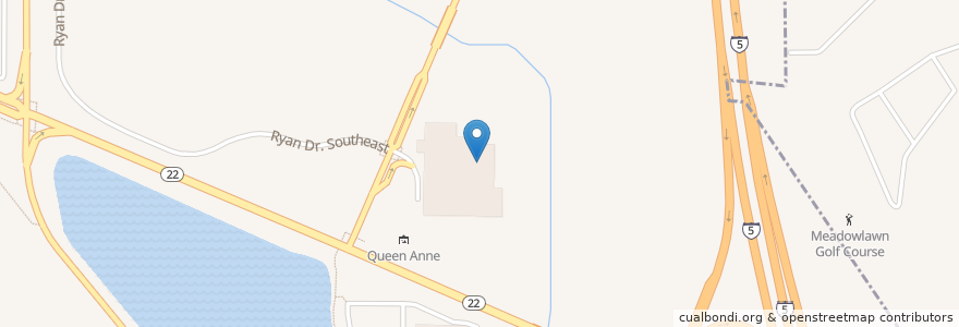 Mapa de ubicacion de Costco Pharmacy en 미국, 오리건, Marion County, Salem.