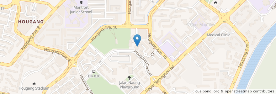 Mapa de ubicacion de Radiant Medical & Aesthetic Centre en Singapur, Northeast.