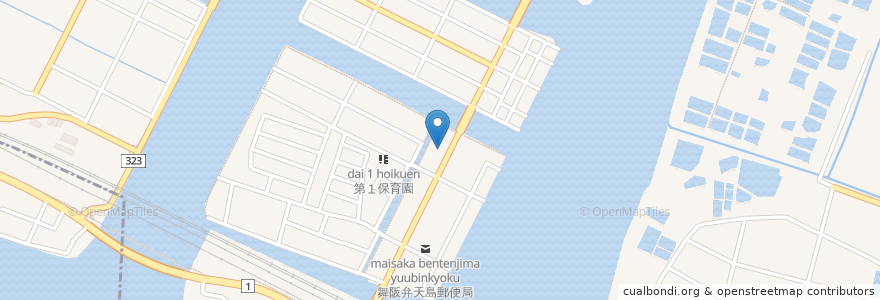 Mapa de ubicacion de 浜松市消防団浜松第43分団 en Japón, Prefectura De Shizuoka, 浜松市, 西区.