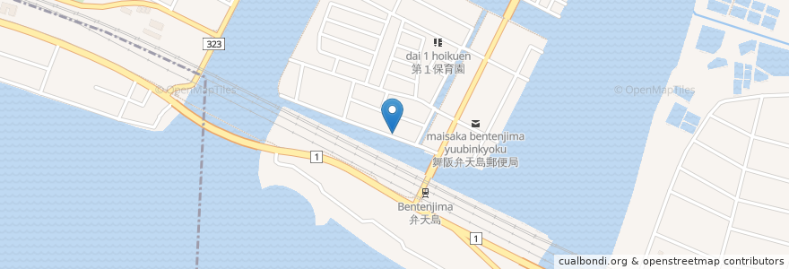 Mapa de ubicacion de 一瀬歯科医院 en Japan, 静岡県, 浜松市, 西区.