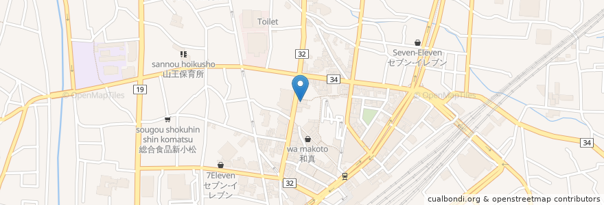 Mapa de ubicacion de たぬき en 日本, 长野县, 長野市.