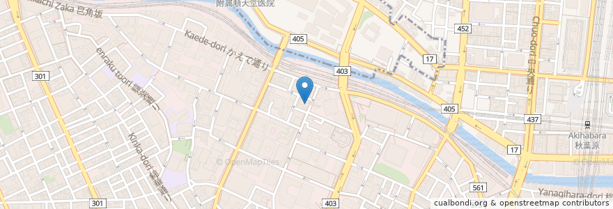 Mapa de ubicacion de 東京コトブキ en اليابان, 東京都, 千代田区.