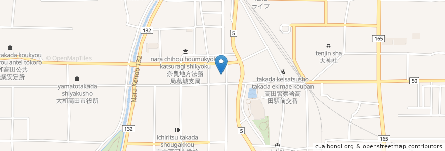 Mapa de ubicacion de 寿司の有甚 en Japan, 奈良県, 大和高田市.