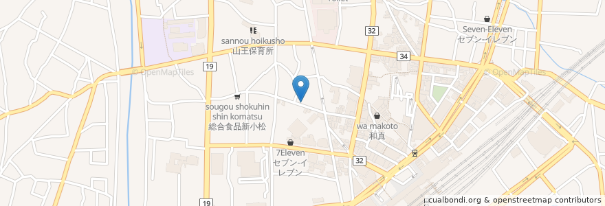 Mapa de ubicacion de さくら木 en Japan, Präfektur Nagano, 長野市.