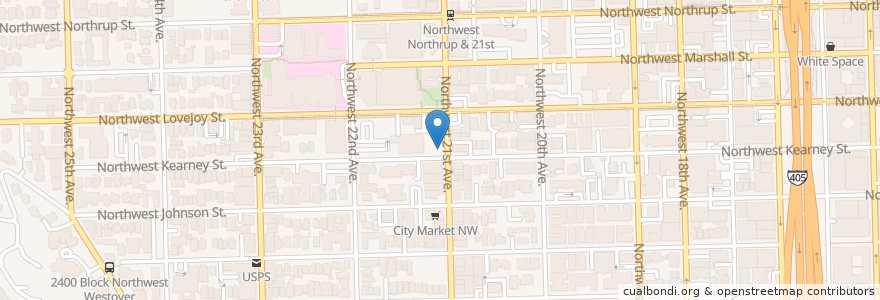 Mapa de ubicacion de Laughing Planet Cafe en 美利坚合众国/美利堅合眾國, 俄勒冈州/俄勒岡州, Portland, Multnomah County.