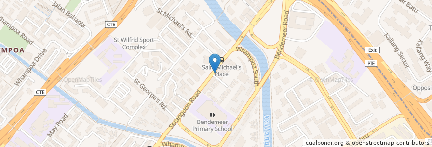 Mapa de ubicacion de home ground bar & grill en Singapura, Central.