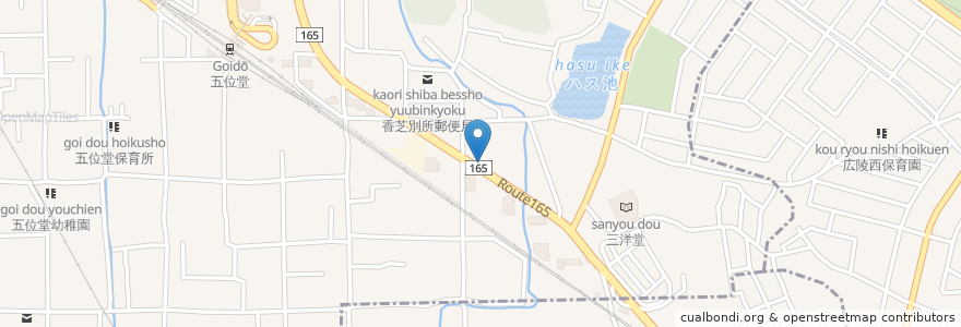 Mapa de ubicacion de よし歯科医院 en Japan, 奈良県, 香芝市.