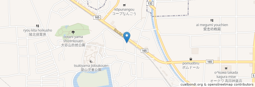 Mapa de ubicacion de 築山駅前寿司 en 일본, 나라현, 大和高田市.