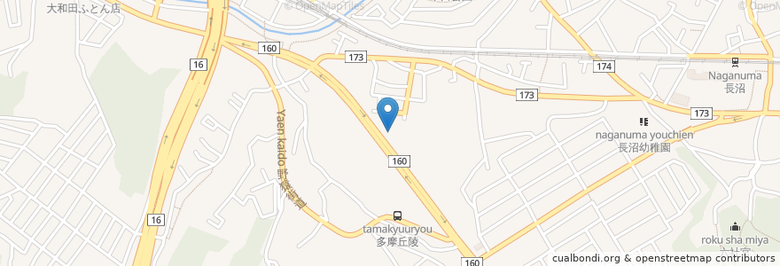 Mapa de ubicacion de モダンパスタ 八王子北野店 en Japon, Tokyo, 八王子市.