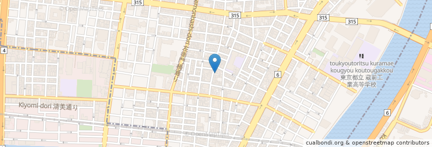 Mapa de ubicacion de ギリシャ家庭料理 フィリ en Japón, Tokio, Taito.