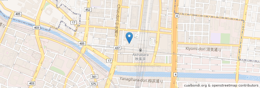 Mapa de ubicacion de ガスト en Jepun, 東京都, 千代田区.