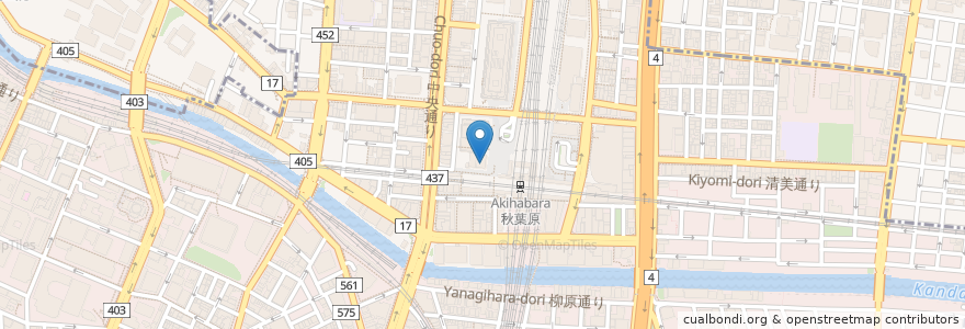 Mapa de ubicacion de 月の雫 en 日本, 东京都/東京都, 千代田區.