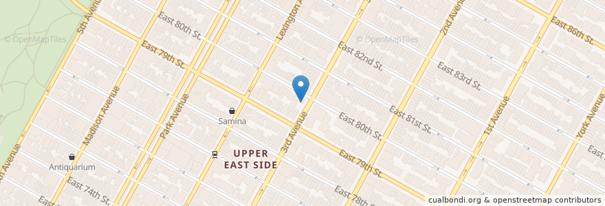 Mapa de ubicacion de parma en Vereinigte Staaten Von Amerika, New York, New York, New York County, Manhattan, Manhattan Community Board 8.