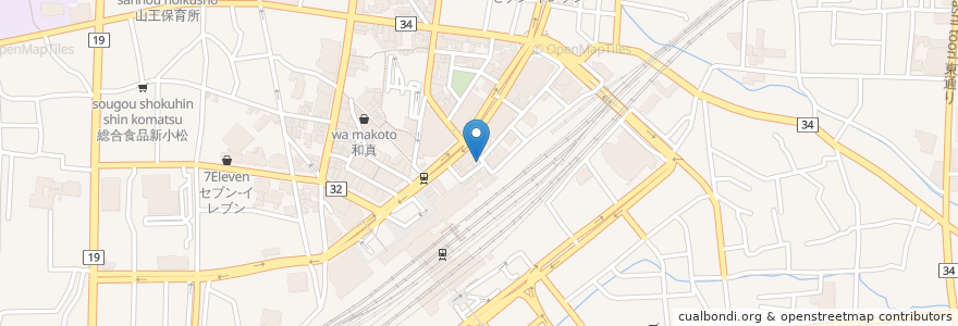 Mapa de ubicacion de 酒菜 治右衛門 en Giappone, Prefettura Di Nagano, 長野市.