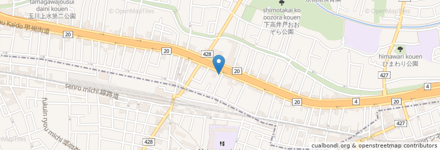 Mapa de ubicacion de 柿家鮨 en اليابان, 東京都, 杉並区.