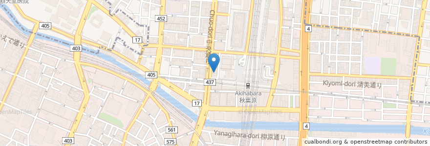 Mapa de ubicacion de 赤から en 日本, 東京都, 千代田区.