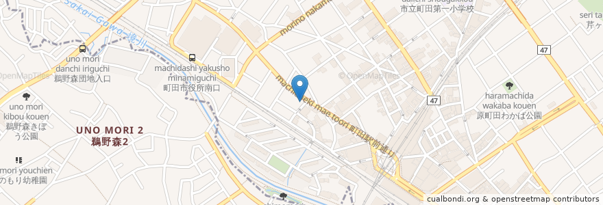 Mapa de ubicacion de 大原簿記医療秘書公務員専門学校町田校 en 日本, 東京都, 町田市.