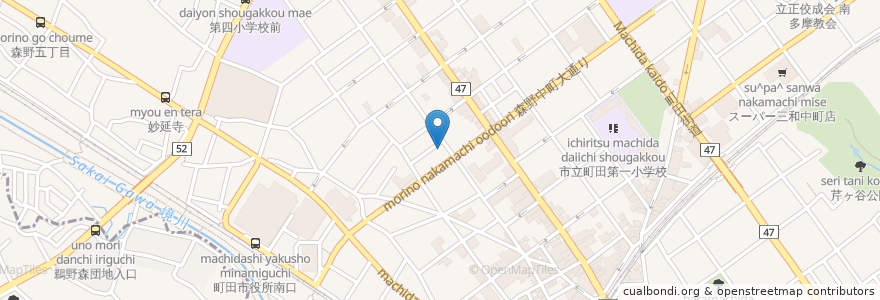 Mapa de ubicacion de アルファ医療福祉専門学校（2号館） en 日本, 东京都/東京都, 町田市.