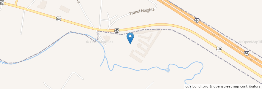 Mapa de ubicacion de Milton Flea Market en United States, West Virginia, Cabell County, Milton.
