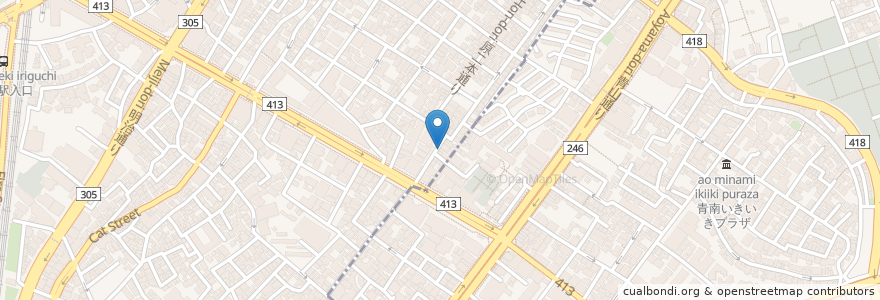 Mapa de ubicacion de Homibing en Japan, Tokio, 渋谷区.