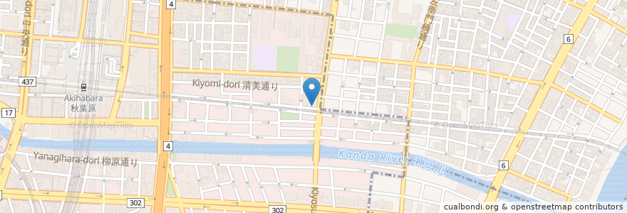 Mapa de ubicacion de 菜香縁 en Japan, 東京都.