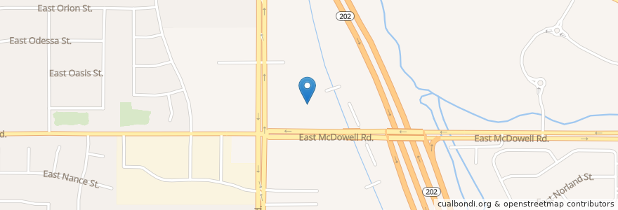 Mapa de ubicacion de Jimmy John's en ایالات متحده آمریکا, آریزونا, Maricopa County, Mesa.