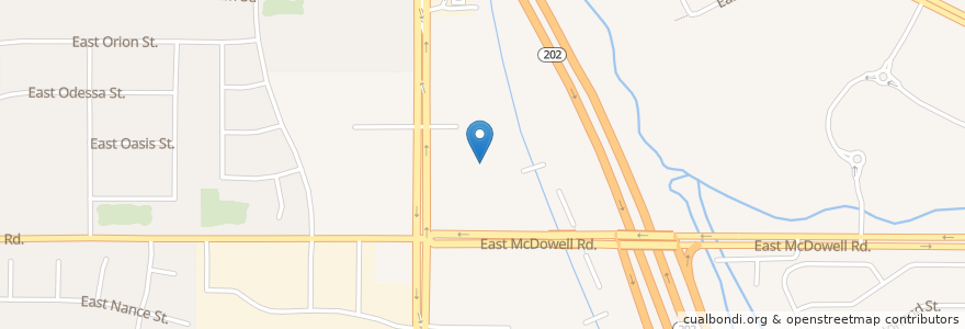 Mapa de ubicacion de Smashburger en Amerika Birleşik Devletleri, Arizona, Maricopa County, Mesa.