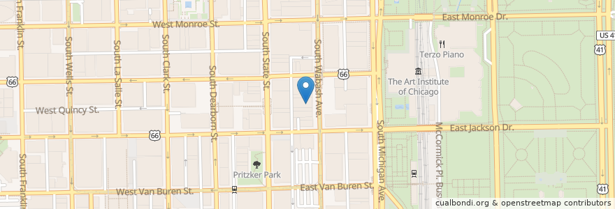 Mapa de ubicacion de 2Twenty2 Tavern en Amerika Syarikat, Illinois, Chicago.