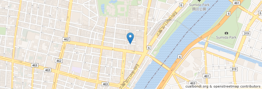 Mapa de ubicacion de 濃厚鶏麺ゆきかげ en 日本, 东京都/東京都, 台東区.