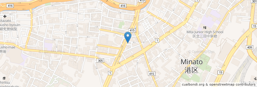Mapa de ubicacion de AY Bar en Giappone, Tokyo, Minato.