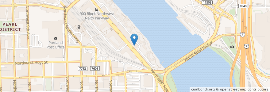 Mapa de ubicacion de Rusty Nail Pizza & Pub en Verenigde Staten, Oregon, Portland, Multnomah County.