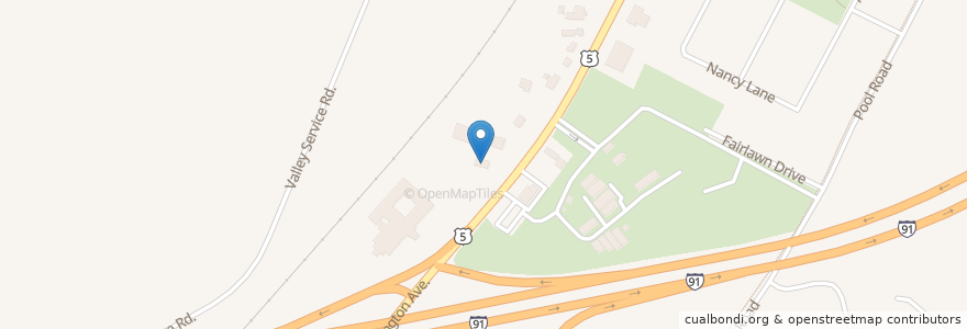 Mapa de ubicacion de Arby's en 미국, 코네티컷, New Haven County, North Haven.