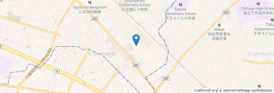 Mapa de ubicacion de 練馬総合病院 en 日本, 東京都.