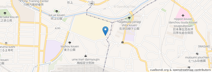 Mapa de ubicacion de 南成瀬東町内会会館 en Japan, Kanagawa Prefecture, Yokohama.