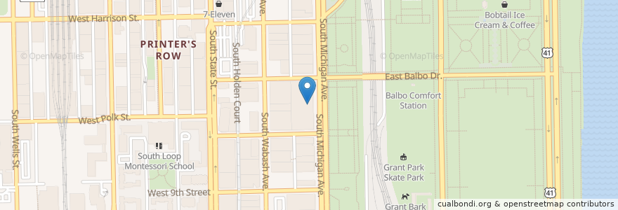 Mapa de ubicacion de 720 South Bar & Grill en Stati Uniti D'America, Illinois, Chicago.