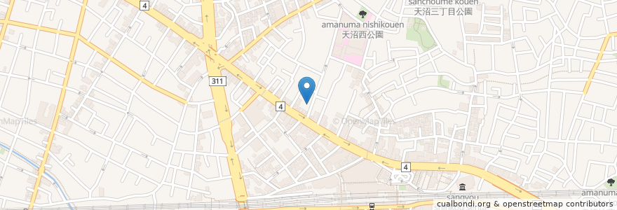 Mapa de ubicacion de Cafe Style en 日本, 東京都, 杉並区.