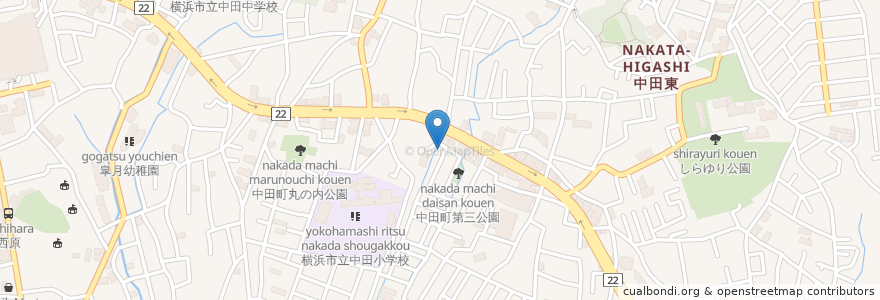 Mapa de ubicacion de みずおクリニック en Japan, Kanagawa Prefecture, Yokohama, Izumi Ward.