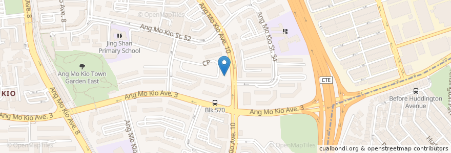 Mapa de ubicacion de Hup Kah Noodle House en 新加坡, 中区.