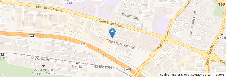 Mapa de ubicacion de Mandarin Dental Centre en 新加坡, 中区.