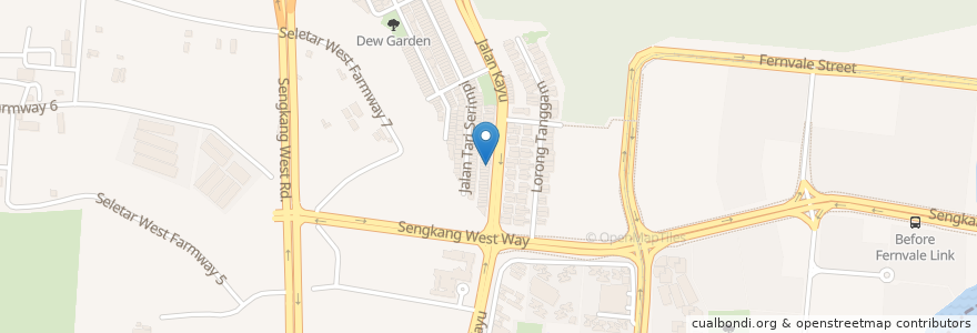 Mapa de ubicacion de Selegie Soya Bean en Singapura, Central.