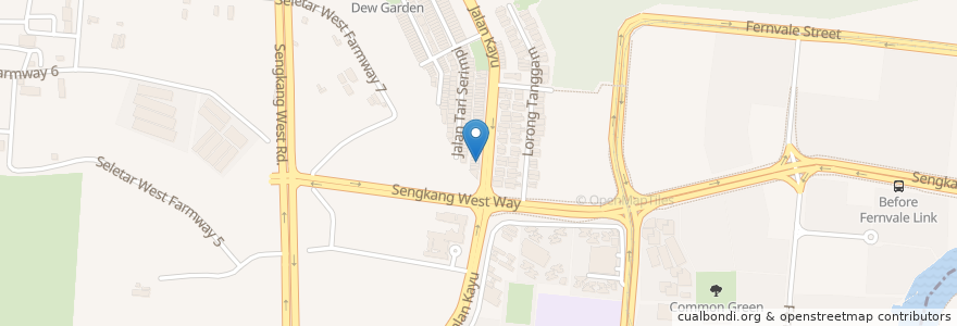 Mapa de ubicacion de Pizza Hut en Singapore, Central.