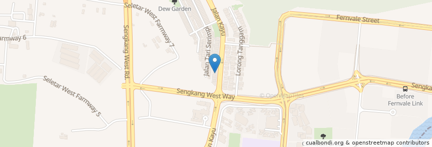 Mapa de ubicacion de Domino's Pizza en Singapore, Central.
