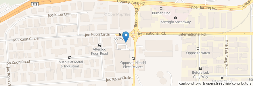 Mapa de ubicacion de Domino's Pizza en سنغافورة, Southwest.