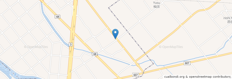 Mapa de ubicacion de 焼肉きらくや en 日本, 福岡県, 福岡市, 東区.