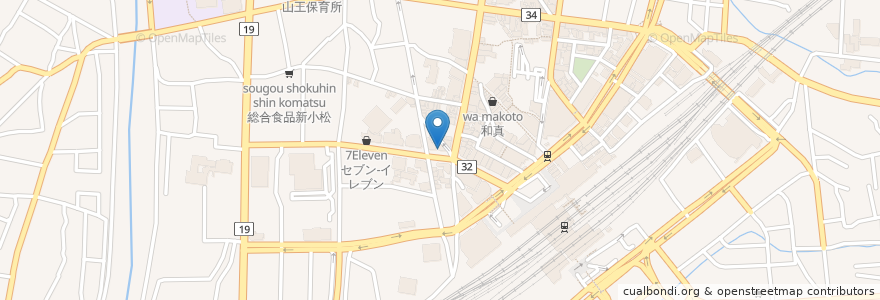 Mapa de ubicacion de LA GATTA en Япония, Нагано, 長野市.
