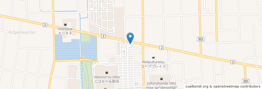Mapa de ubicacion de マクドナルド en 일본, 군마현, 太田市.