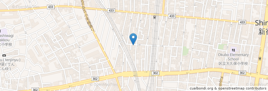 Mapa de ubicacion de ルン・ルアン en 日本, 东京都/東京都, 新宿区/新宿區.