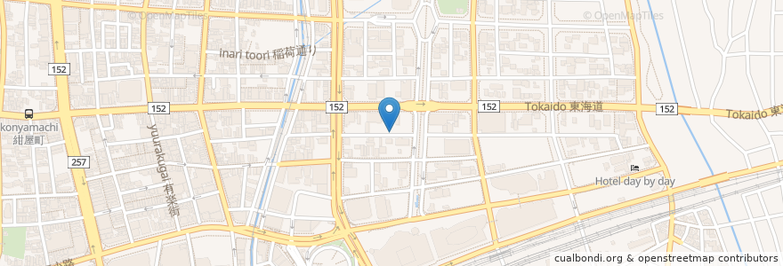 Mapa de ubicacion de 精算機＆出口ゲート en Jepun, 静岡県, 浜松市, 中区.