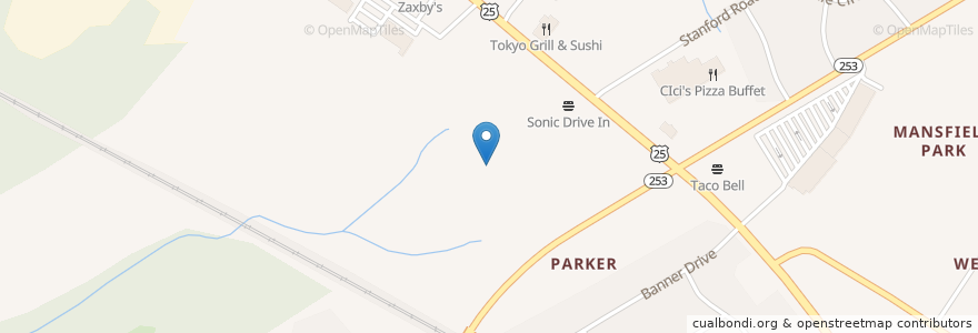 Mapa de ubicacion de Club Luna en アメリカ合衆国, サウスカロライナ州, Greenville County, Parker.