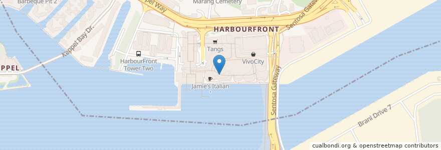 Mapa de ubicacion de The Connoisseur Concerto en Singapur, Central.